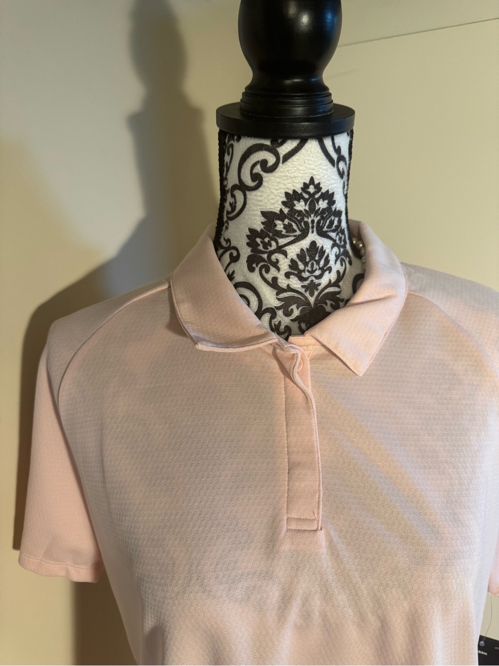 🥳Adidas Light Pink Polo Top NWT - Picture 2 of 5